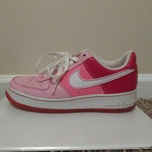 Women's Nike Air Force AF-1'82 Red/Pink Leather
